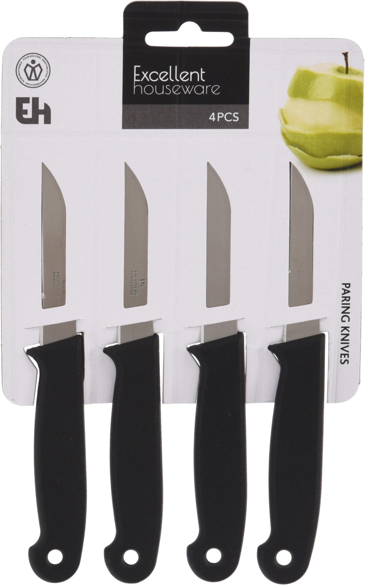 Excellent houseware schilmesjes rvs set a 4 stuks