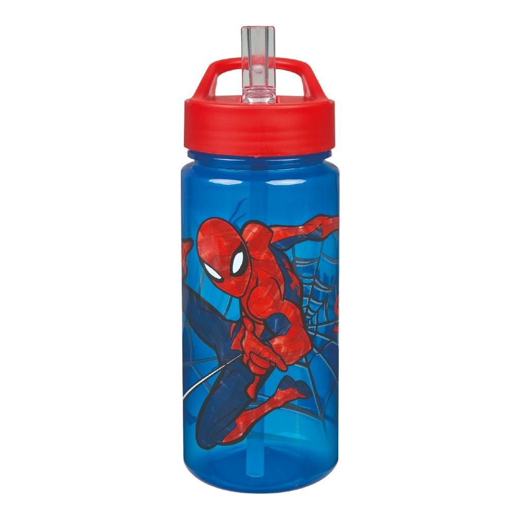 Spiderman drikkekop 500 ml blå rød