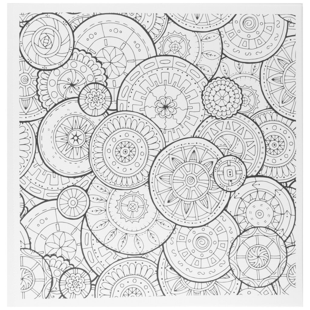 Stylex malebog voksen 24x24 cm