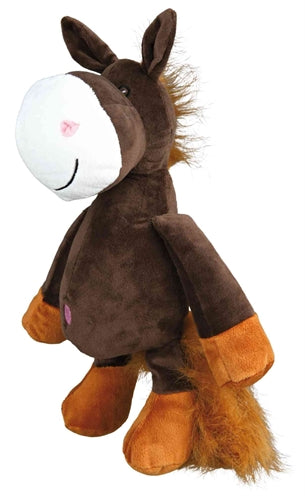 Trixie plyshest med dyrelyd