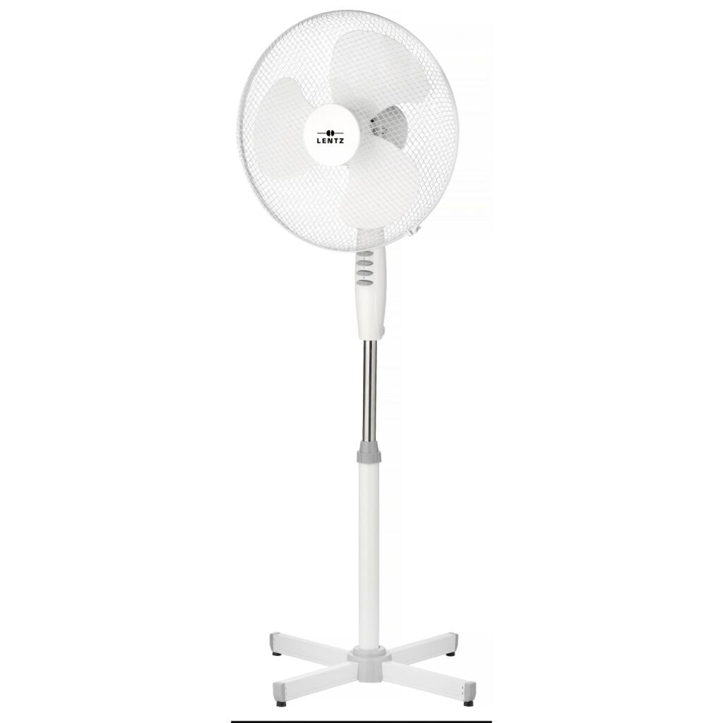 Lentz piedestal ventilator 40 cm hvid
