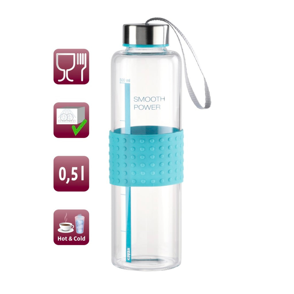 Xavax Xavax Glas Drikkeflaske Glat 0,5 L Turkis