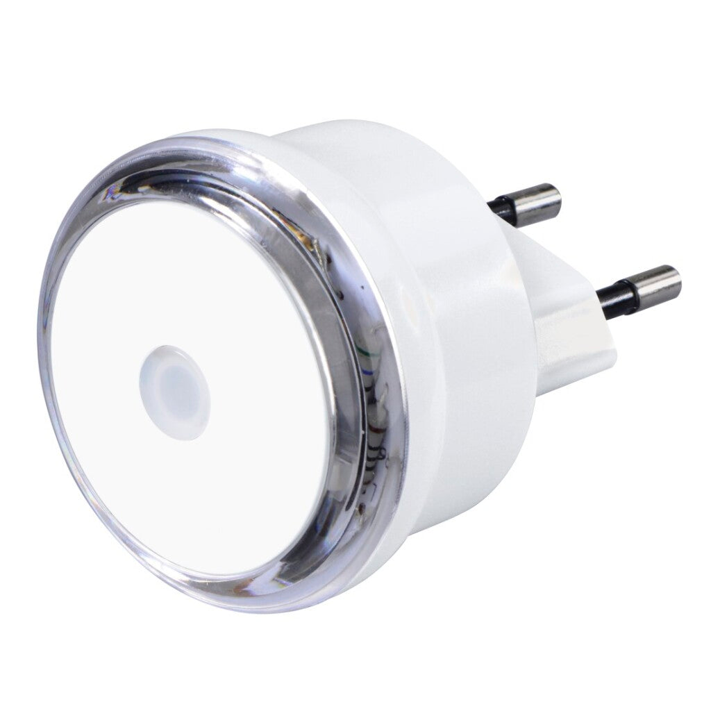 Hama LED natlampe basic med stik, skumringssensor, energibesparelse. hvid
