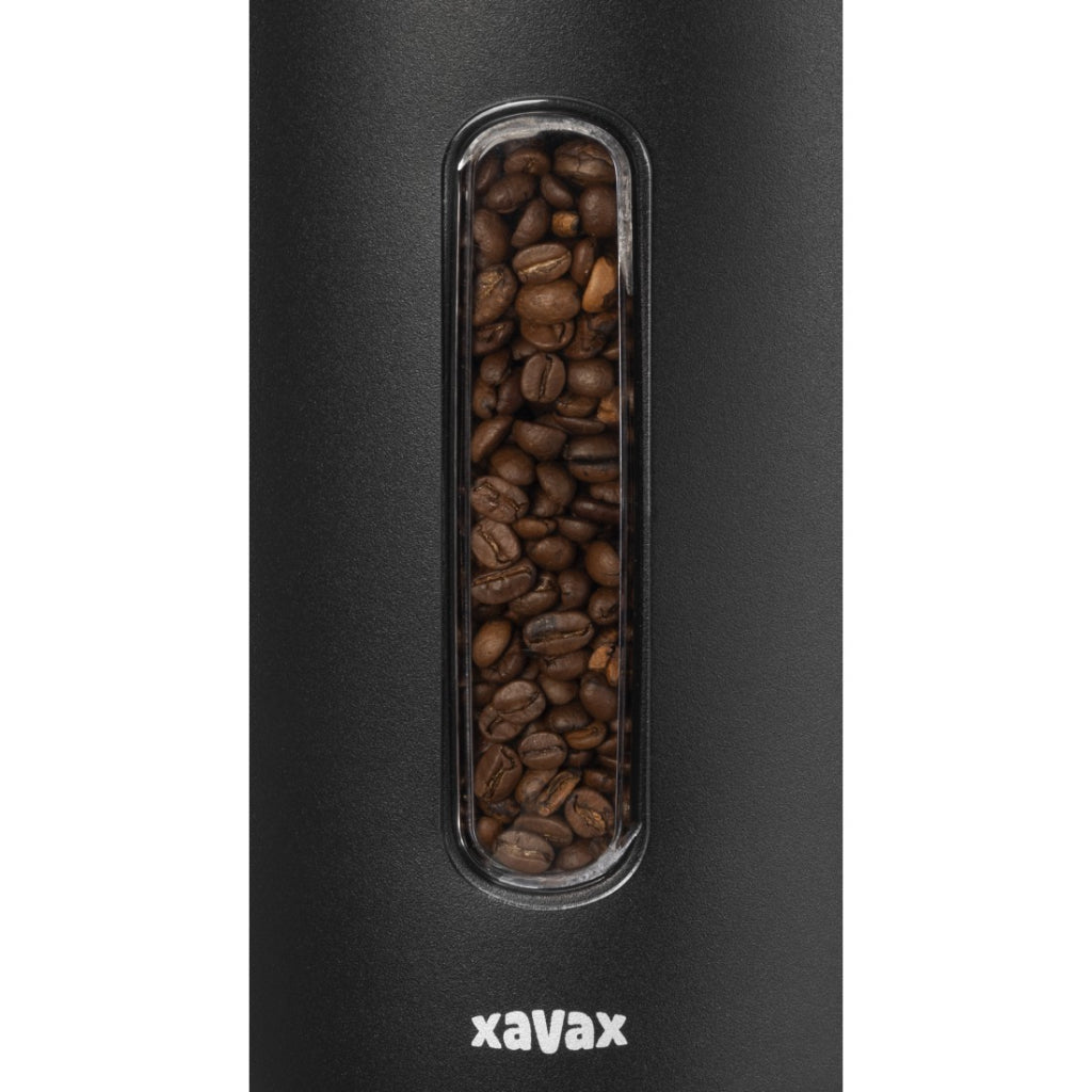 Xavax kaffedåse til 1,3 kg bønner eller 1,5 kg pulver, lufttæt, aromatæt, sort