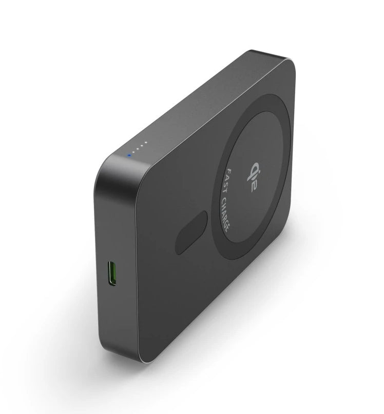 Hama qi2 trådløs strømpakke 10000mah induktiv opladning antracit