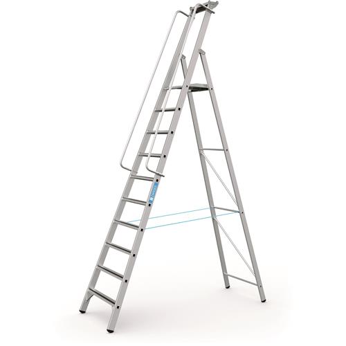 Zarges perrontrappe + gelænder meistertritt s 10tr