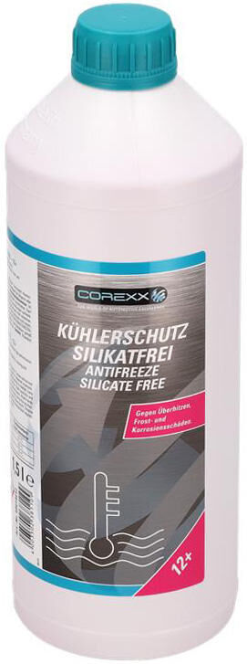 Corexx radiatorbeskyttelsesprodukt silikatfri g12+.