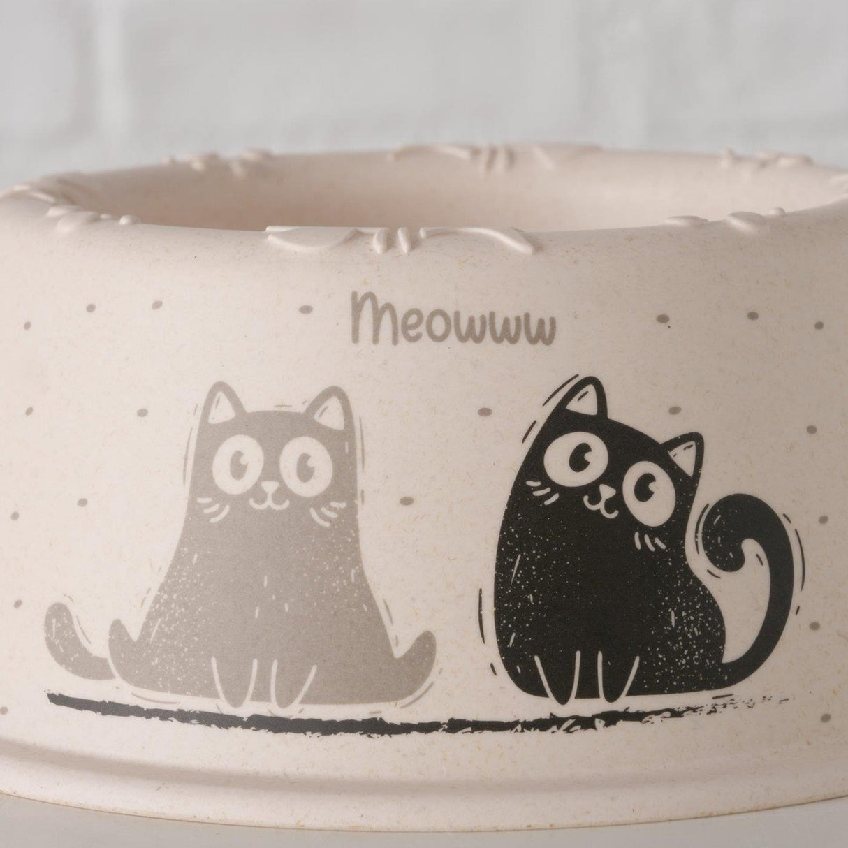 Boltze hjemmemadsskål mollie kat ø17xh7cm