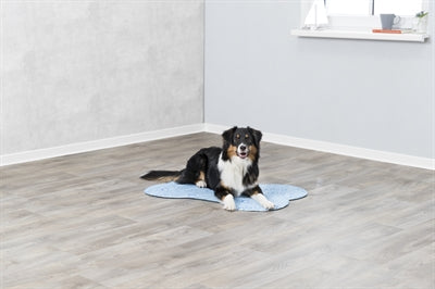Trixie cool Mat Bone Light Blue