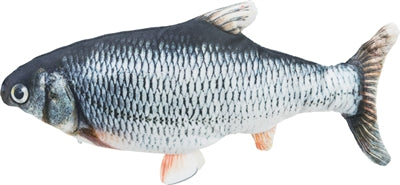 Trixie sprøjtende fisk med stof katteurt