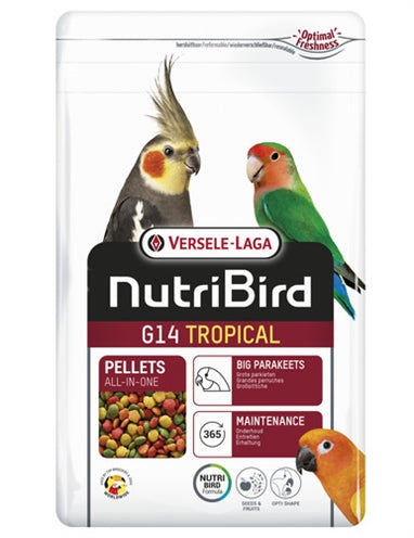 Nutribird Tropical G14 vedligeholdelsesfoder