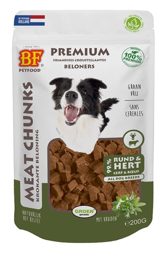 Biofood kødbunker oksekød og hert