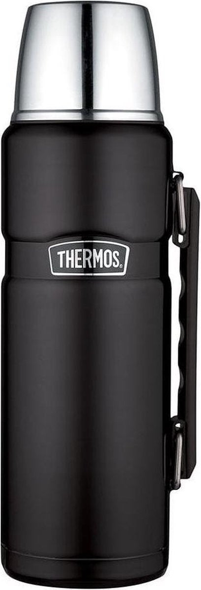 Termoisoleret flaske - 1,2 liter - sort