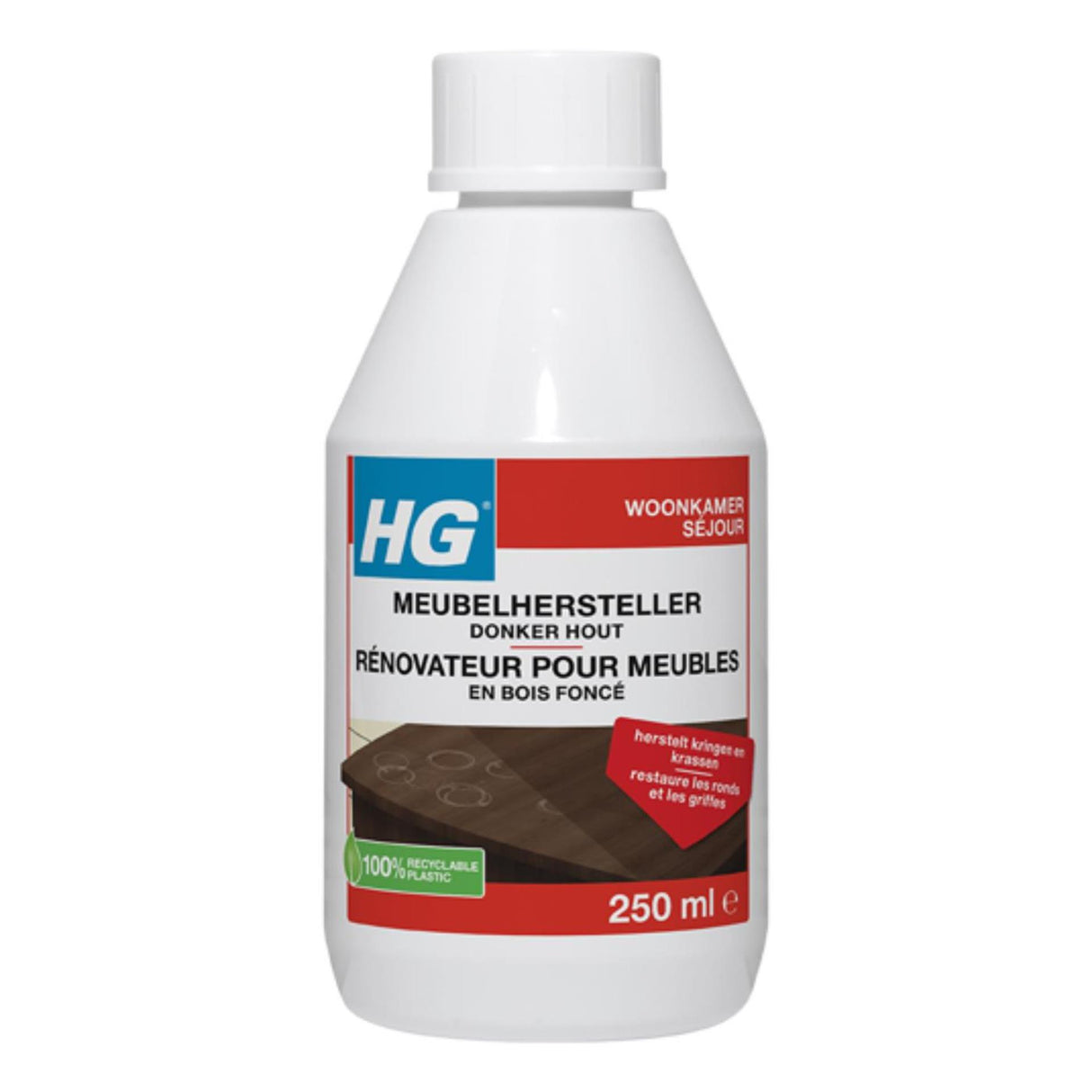 Hg møbelrestaurerer mørkt træ 250ml