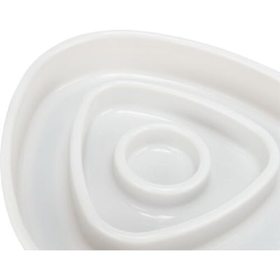 Trixie madskål langsom fodring af plast TPR grå