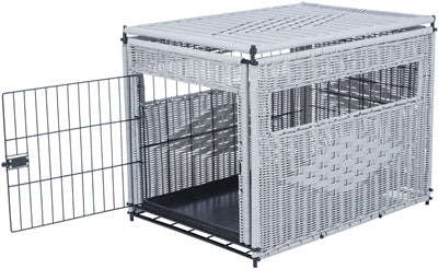 Trixie Trixie HomeKennel Polyrotan Light Gray