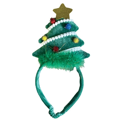 Glad kæledyrsdiadem juletræ