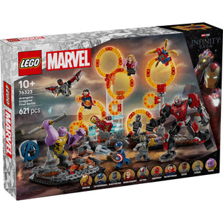 Lego ® marvel avengers: slutspillets sidste kampbyggesæt - 76323