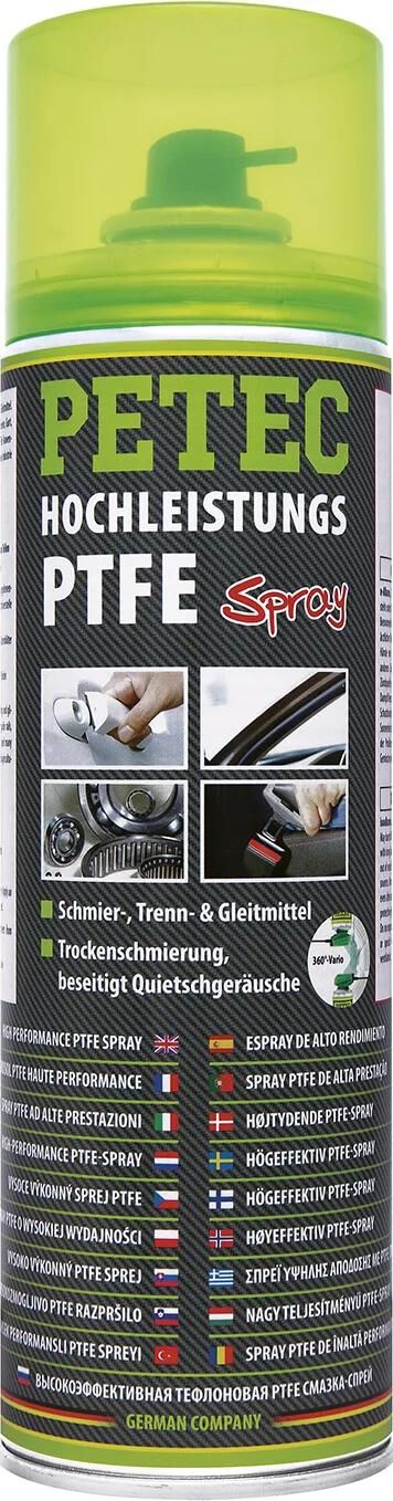 Petec trockenschmiermittel hochl. ptfe spray 500 ml