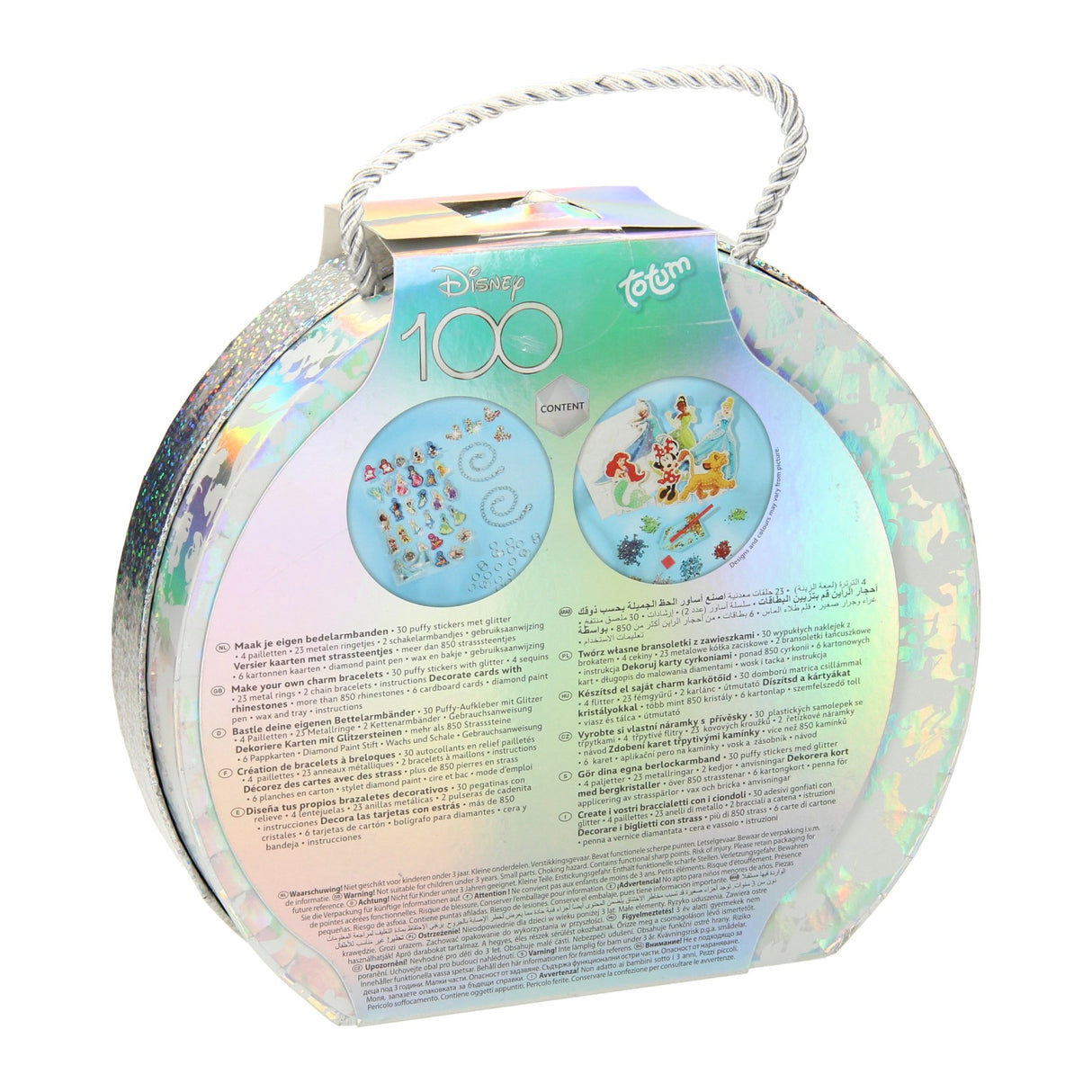 Disney 100 Craft Kuffert 2i1 Making Armbånd Diamantmaling