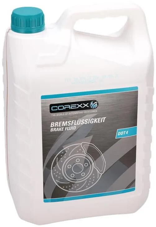 Corexx bremsevæske dot 4 bremsevæske dot 4 5l dunk