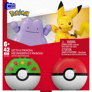 Pokemon mega poke ball 2 pakke assorteret | 3 stk