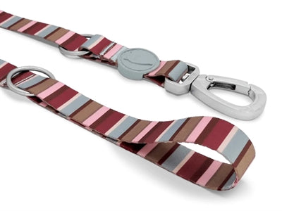 Morso hondenriem verstelbaar gerecycled skyline rood rosa
