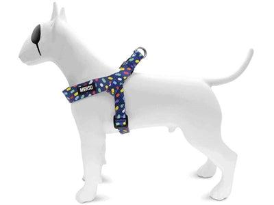 Morso mini hundesele justerbar genanvendt farve invaders lilla