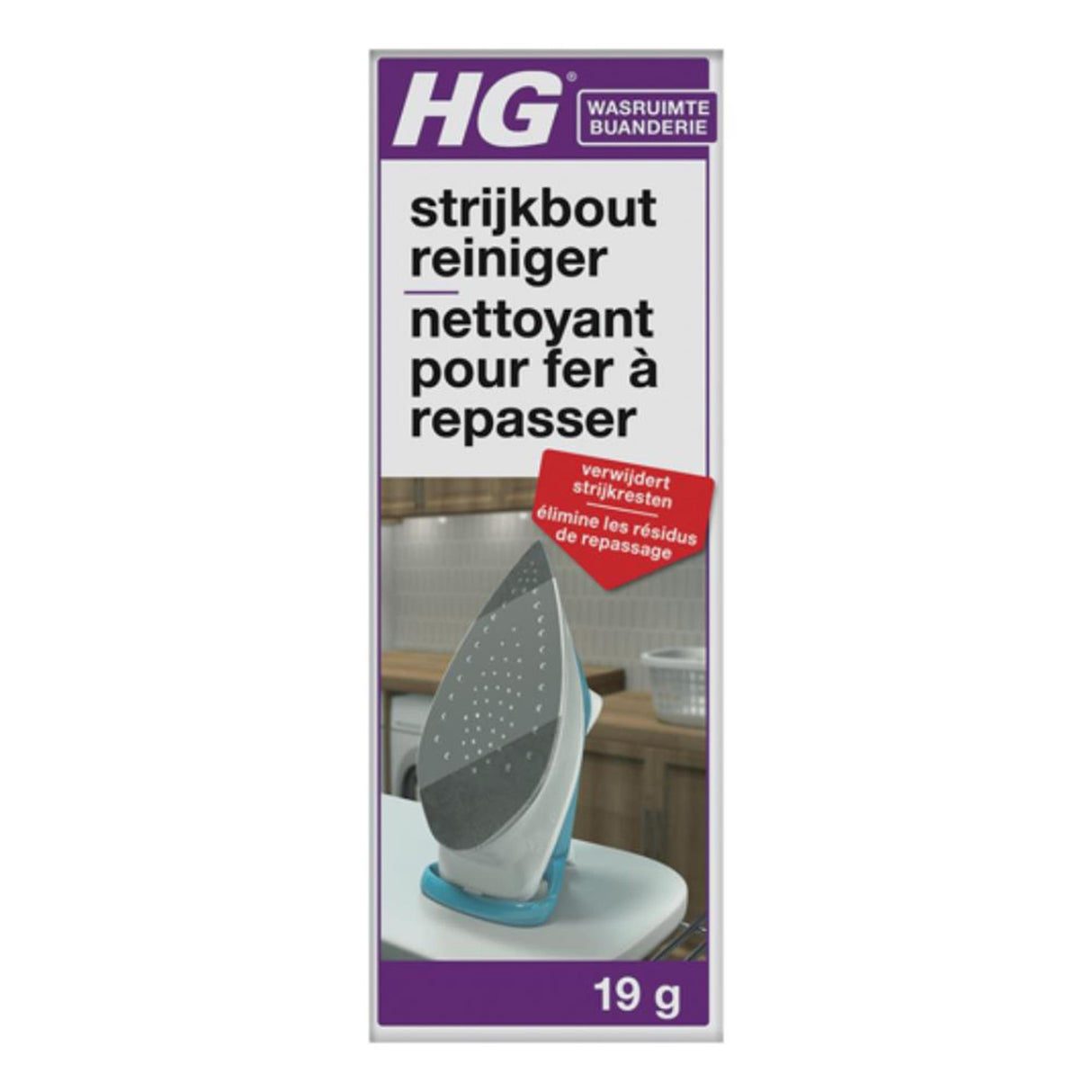 Hg jernrens 50 gram fjerner genstridige sorte strygerester