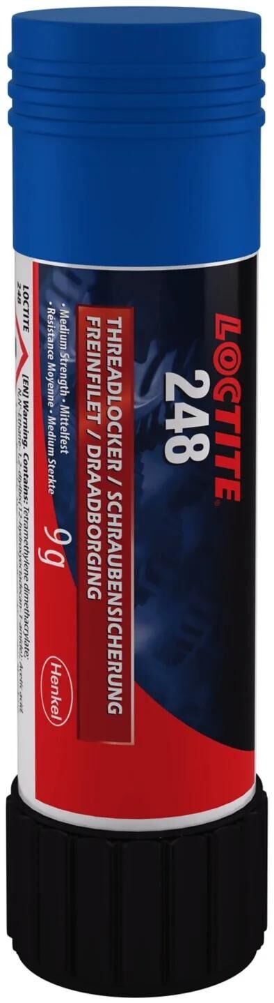 Loctite skruesikring 248 skrue. klistermærke 9g medium styrke