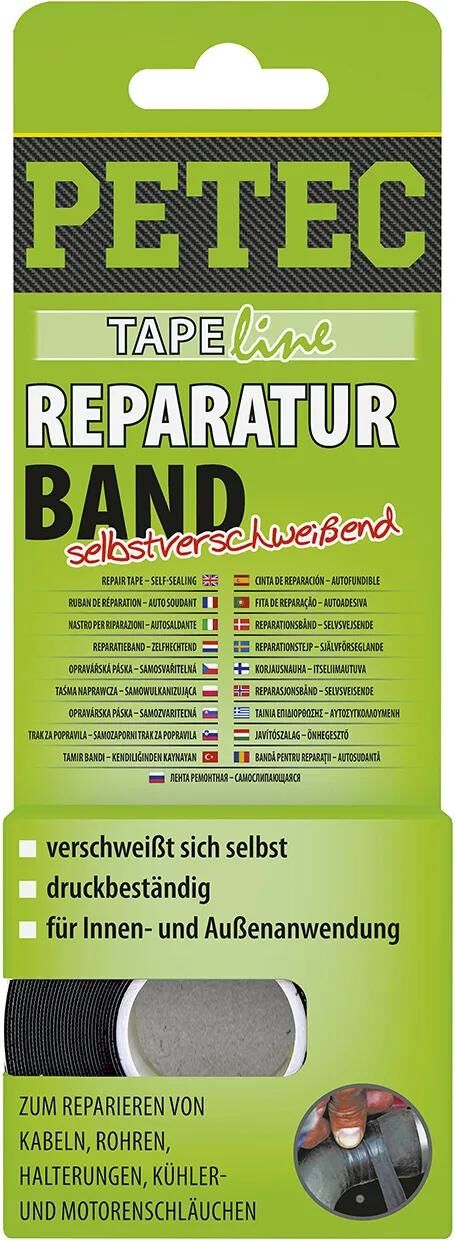 Petec reparationsbånd power band power band 5 mtr.