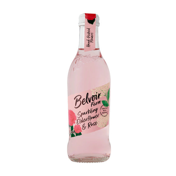 Belvoir mousserende hyldeblomst forstærker; rose (12x275ml)