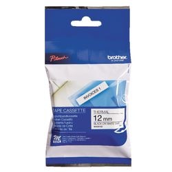 Etiketter Brother p-touch hvid 8m