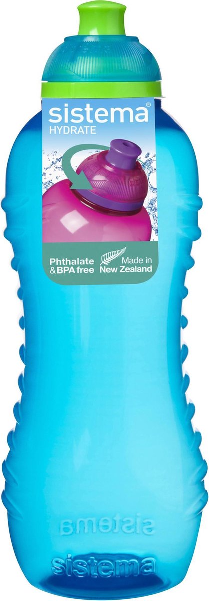 Sistema drikkeflaske squeeze 460 ml - blå