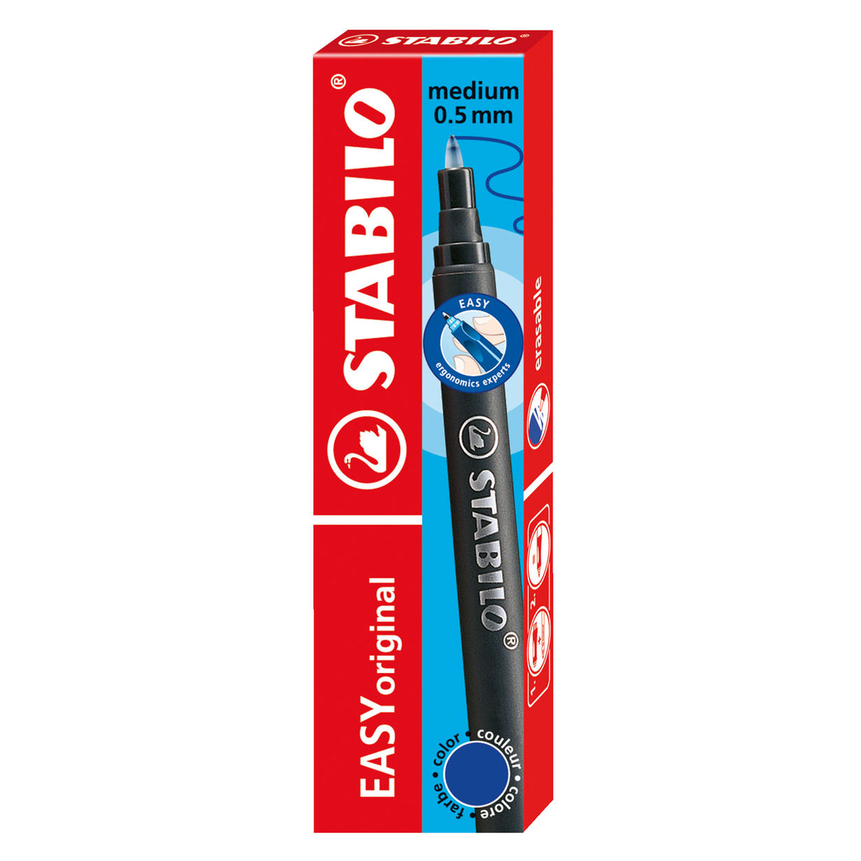 Stabilo's move easy refill medium 3 stk