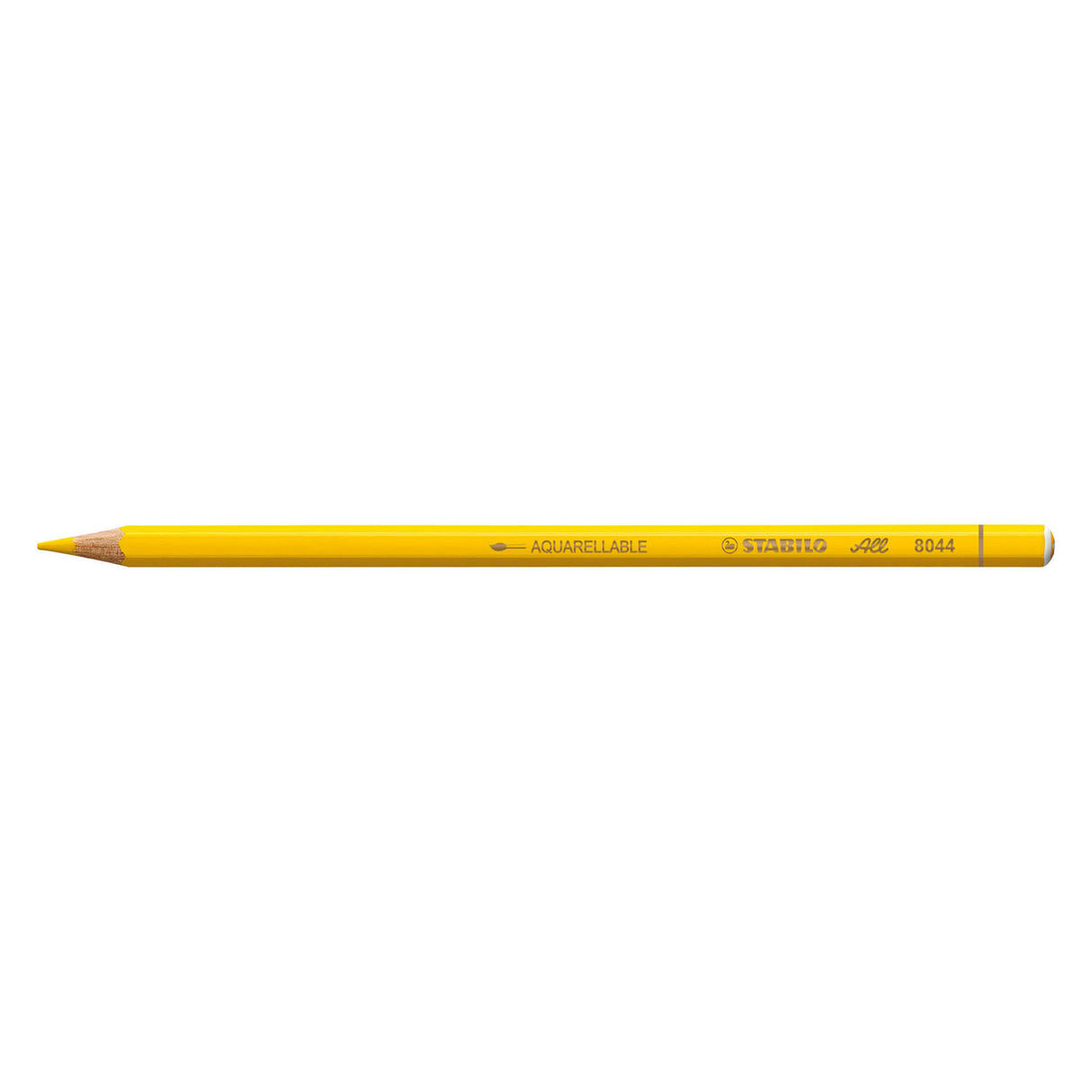 Stabilo glas blyant - farvet og grafit blyant - gul