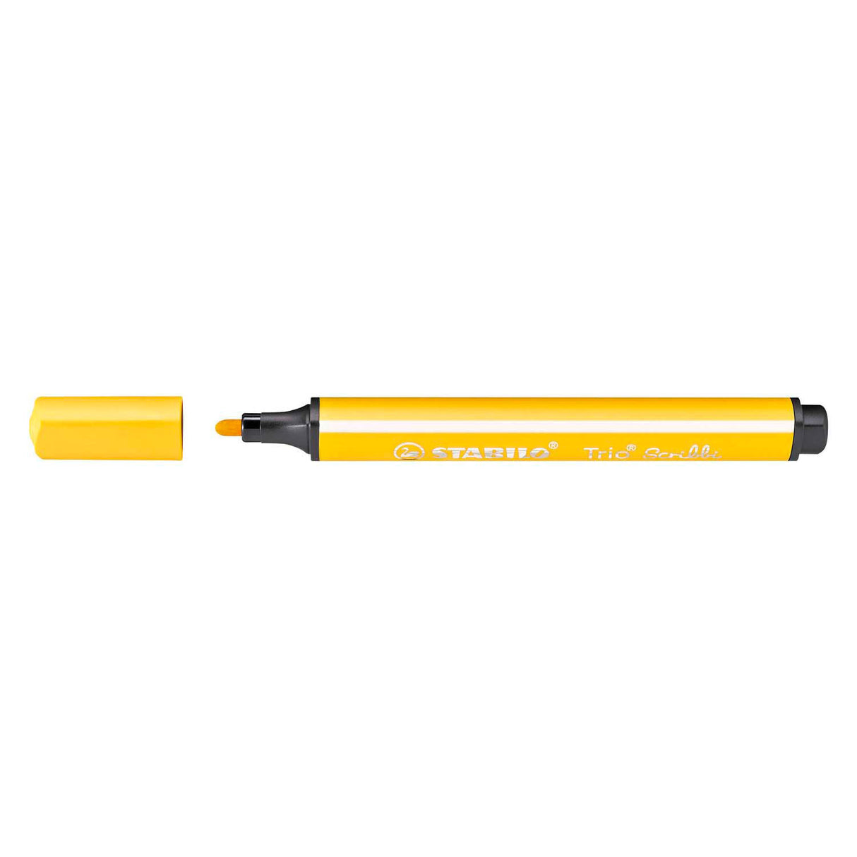 Stabilo Trio Scribbi - Felt -stift med eksperimenteringspunkt - Gul
