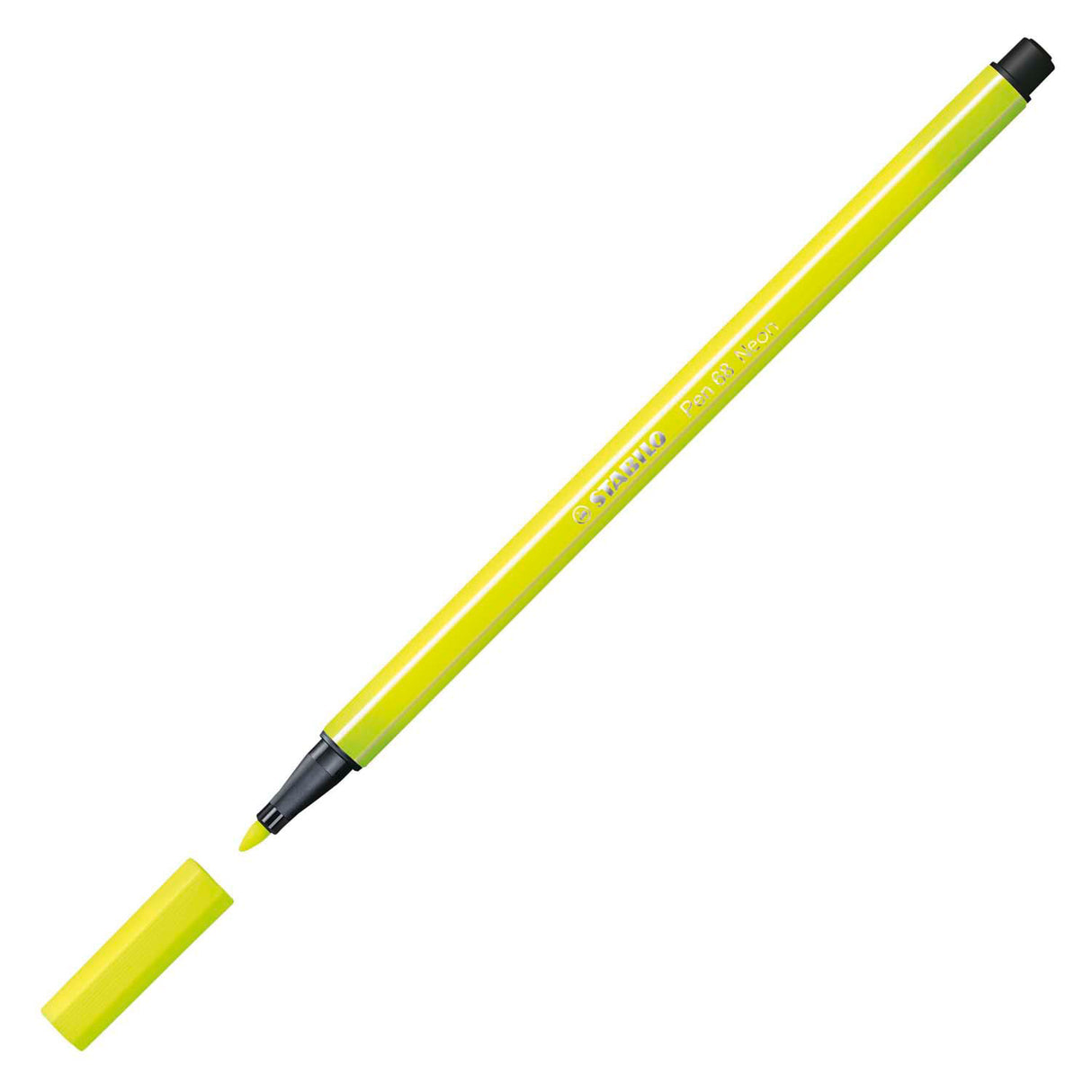 Stabilo pen 68 - filtpen - fluorescerende gul (68 024)