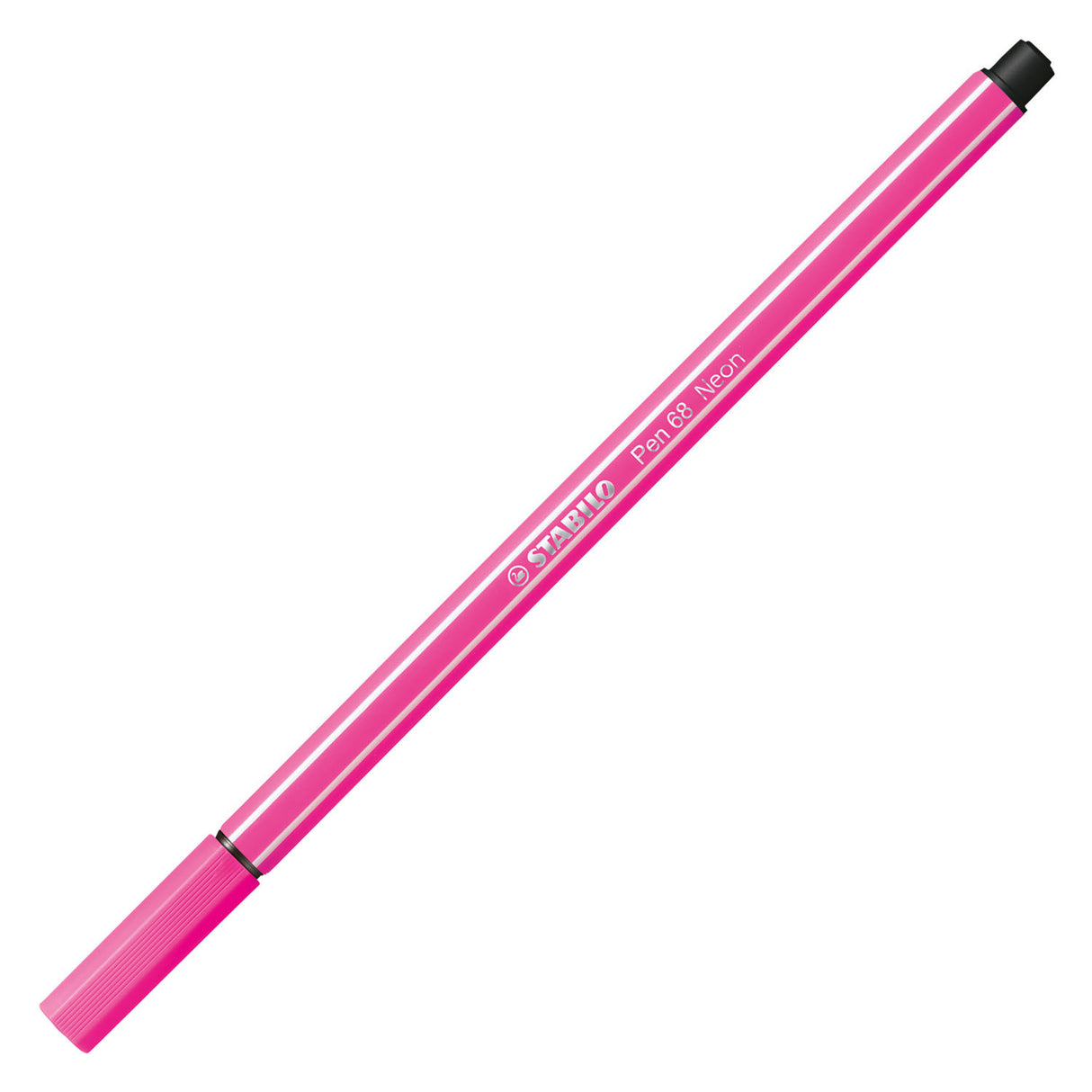 Stabilo pen 68 - filtpen - fluorescerende pink (68 056)