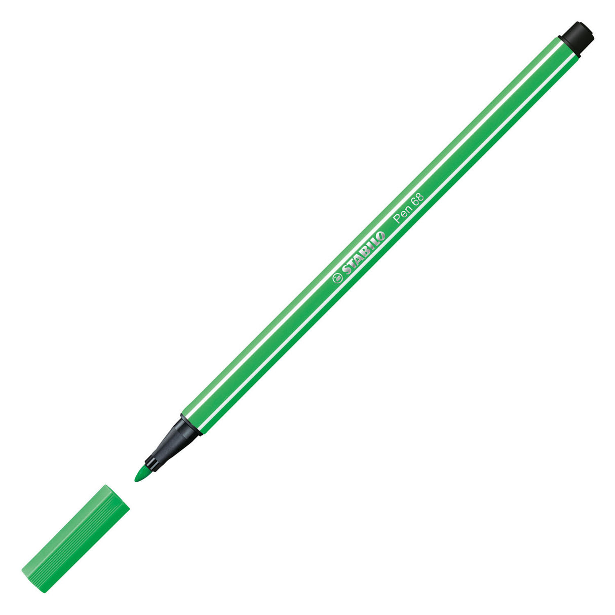 Stabilo pen 68 - tusch - lys smaragdgrøn (68 16)