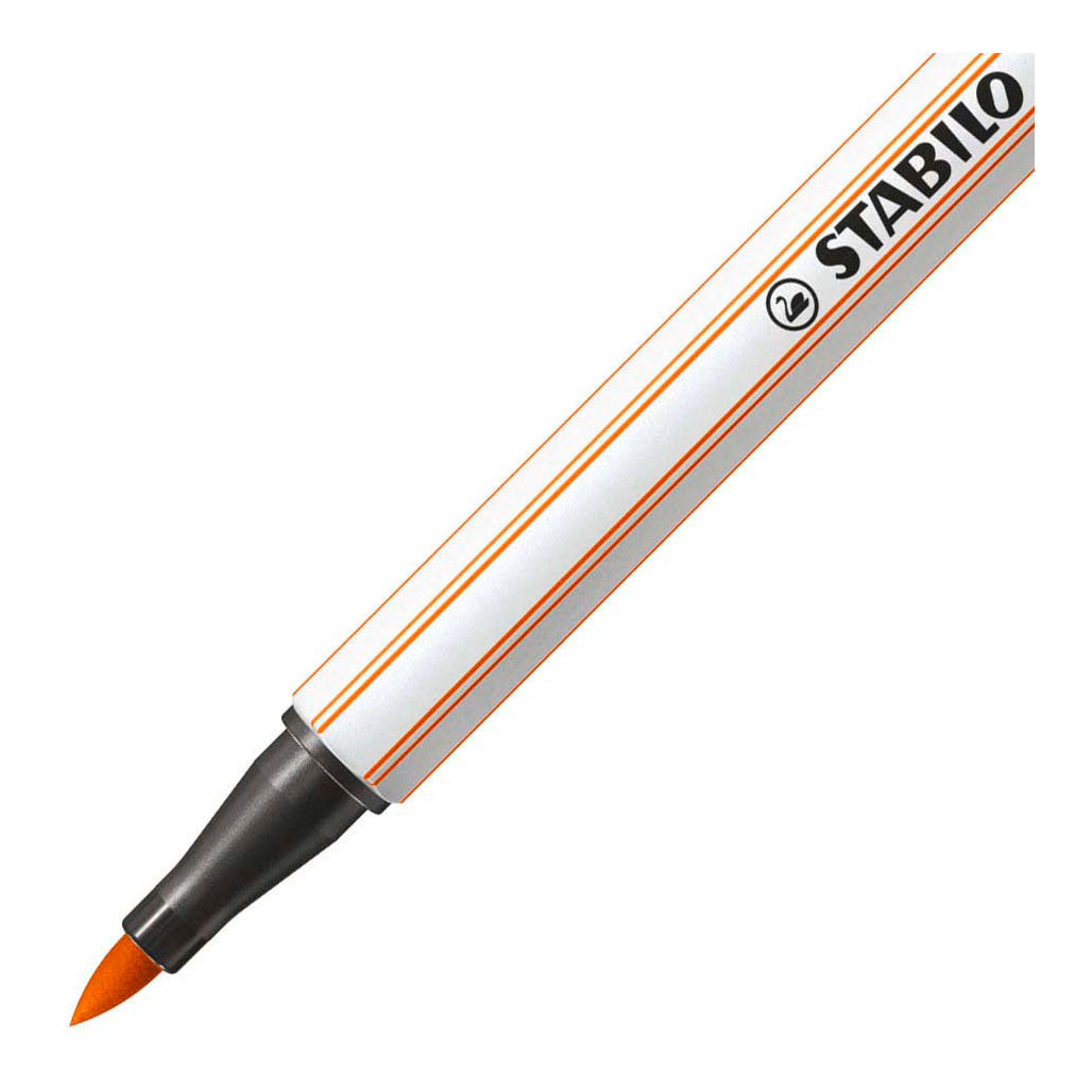 Stabilo pen 68 pensel - tusch - bleg vermilion (30)