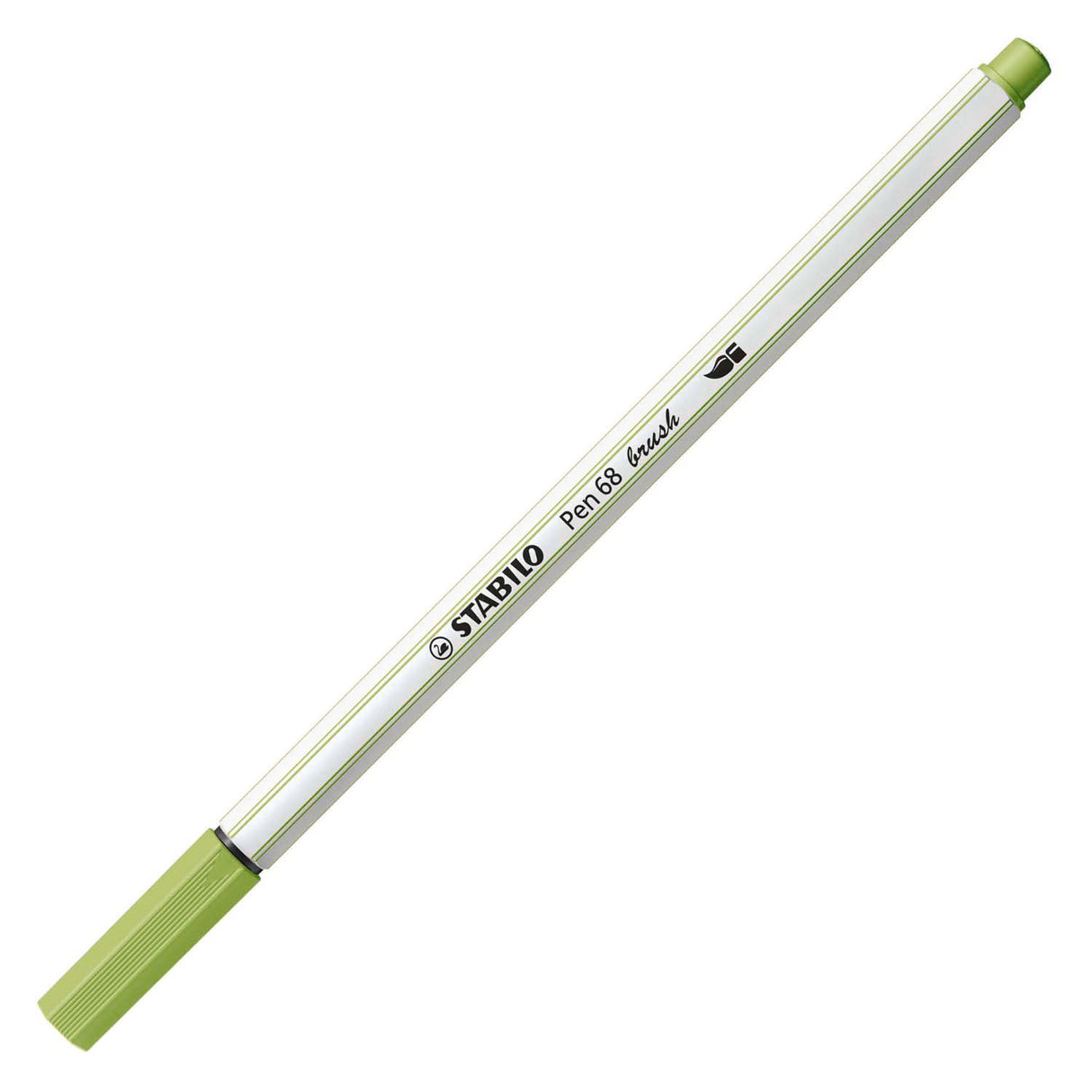 Stabilo pen 68 pensel - tusch - pistacie (34)