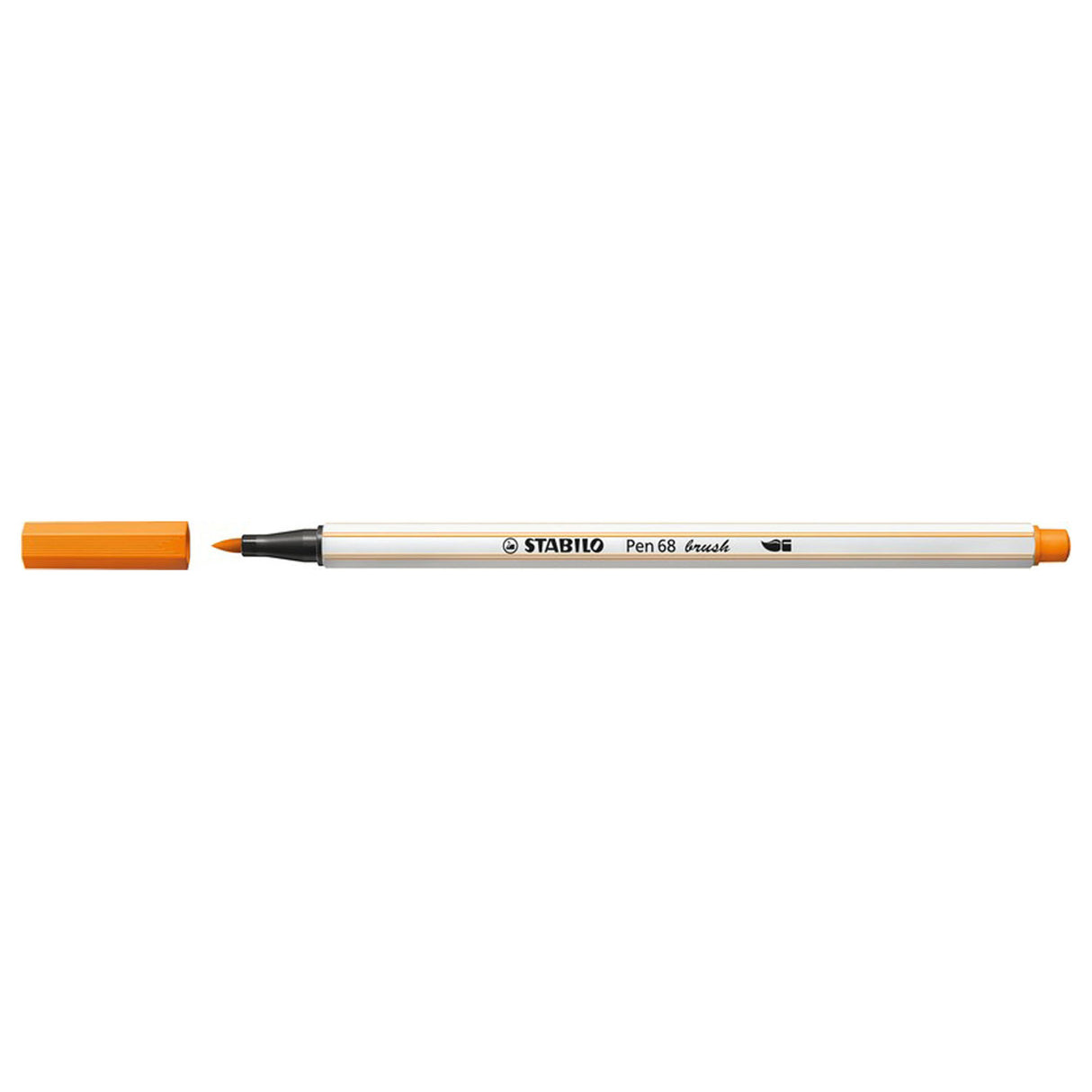 Stabilo pen 68 pensel - tusch - orange (54)