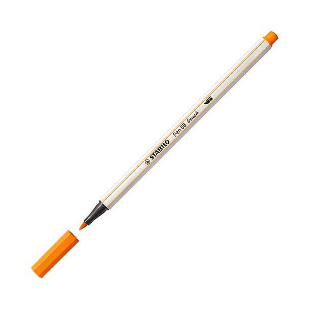 Stabilo pen 68 pensel - tusch - orange (54)