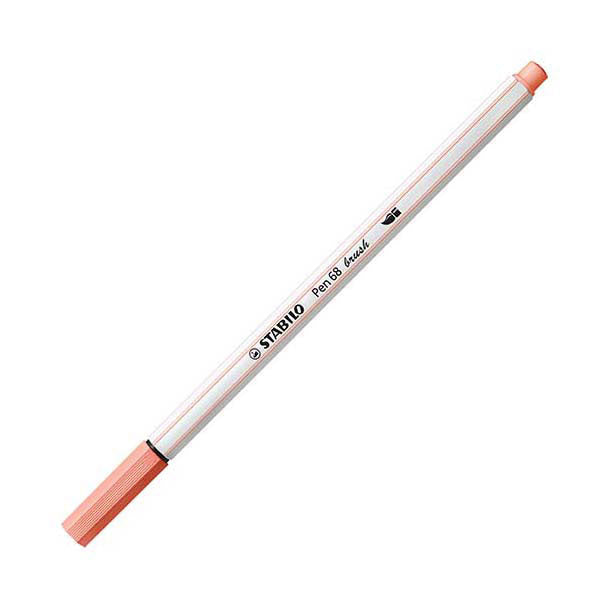 Stabilo pen 68 pensel - tusch - abrikos (26)
