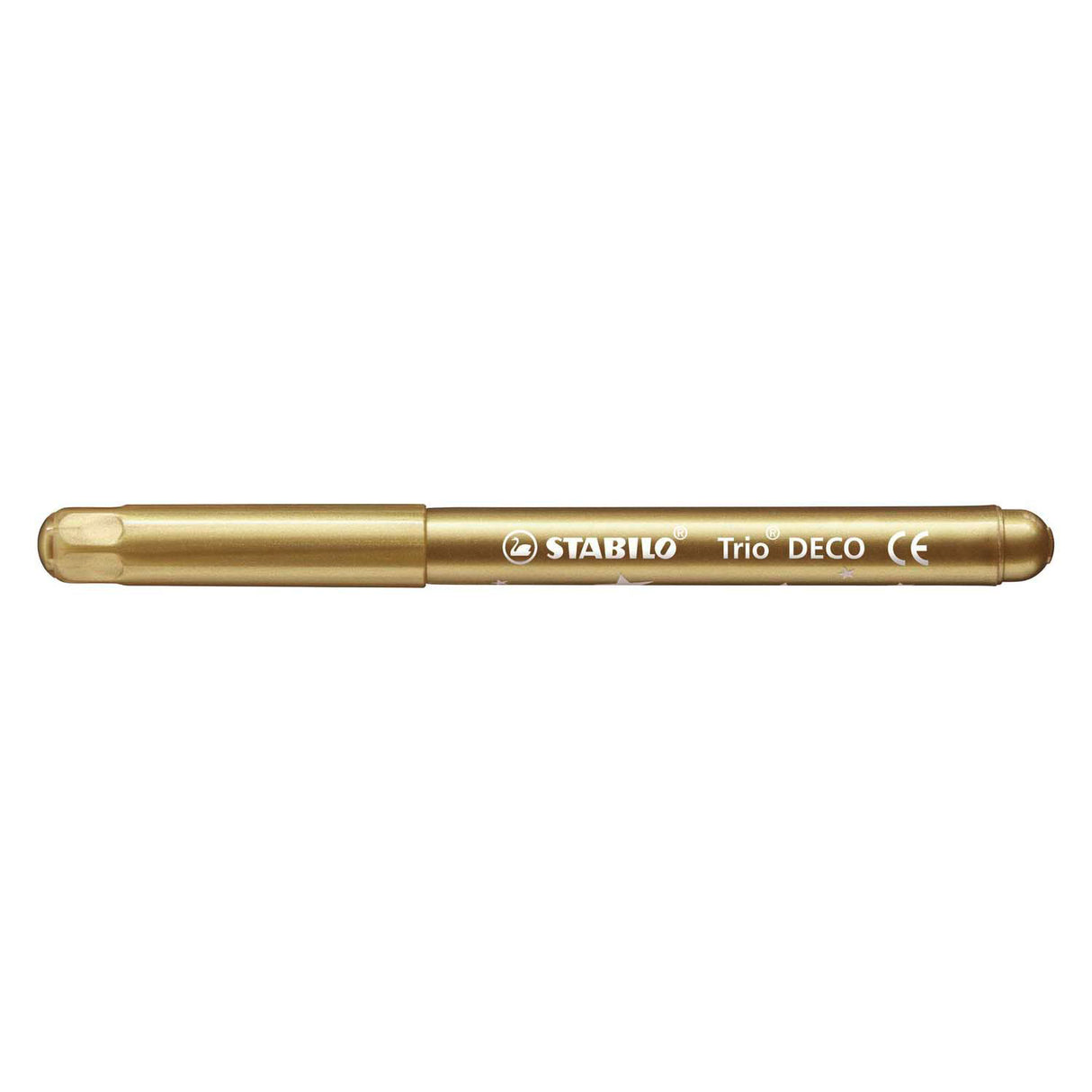 Stabilo trio deco - metallisk tusch - med ekstra tyk spids 3,0 mm - etui med 8 farver