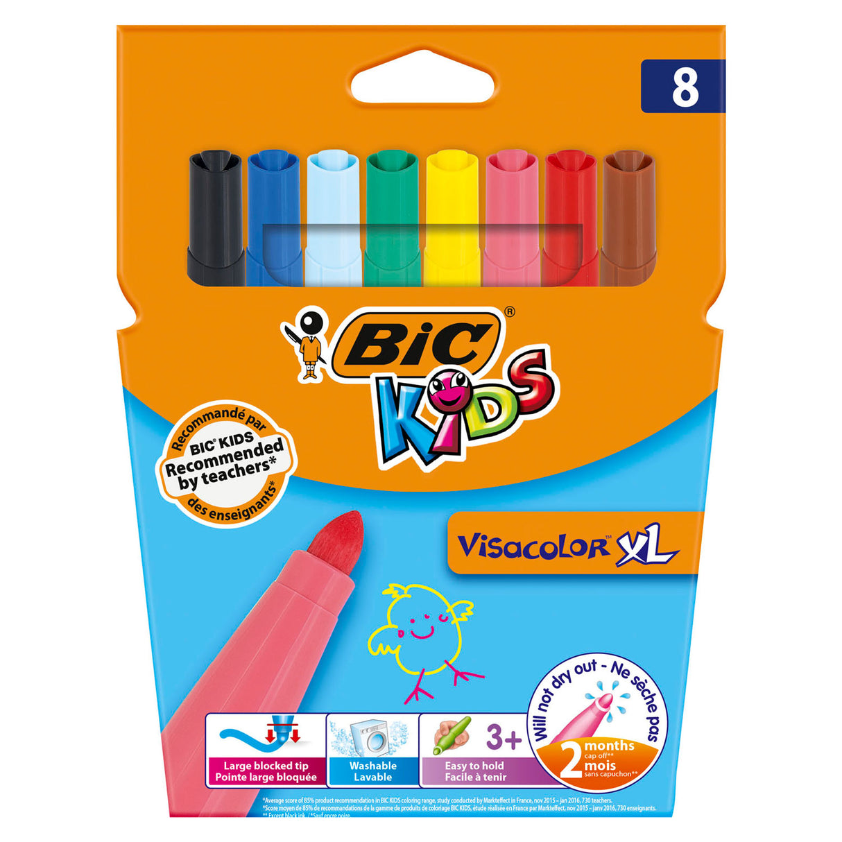 Bic Kids Visacolor XL, 8 ..