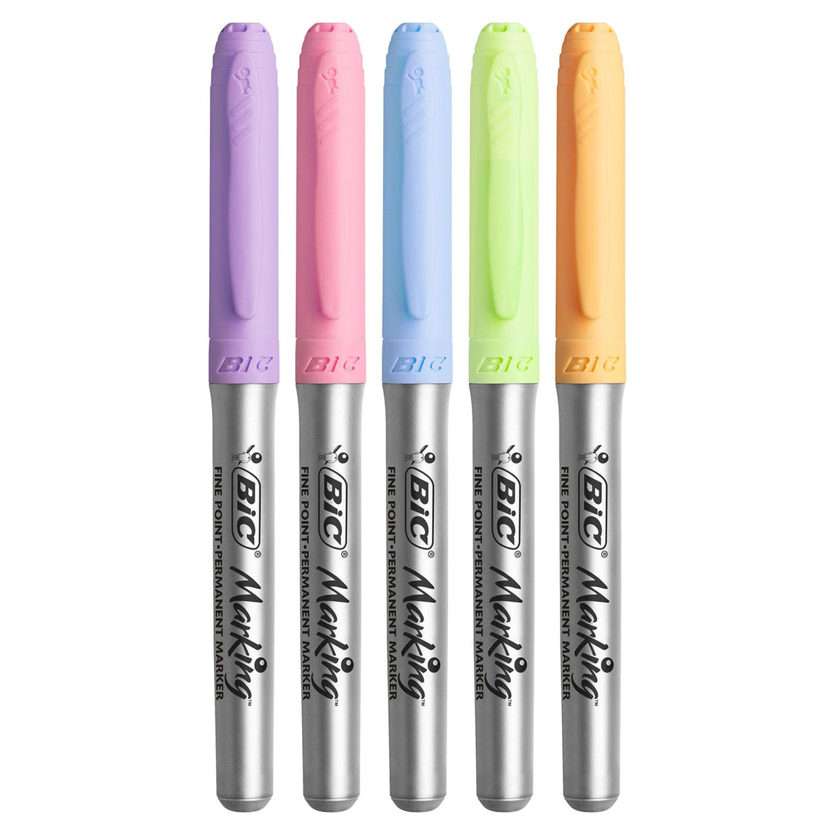 Bic Intensity Felt -tip Pens permanent pastel, 5 ..