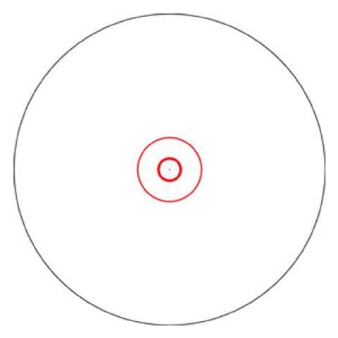 Vortex red dot riffelsigte spitfire 1x-ar