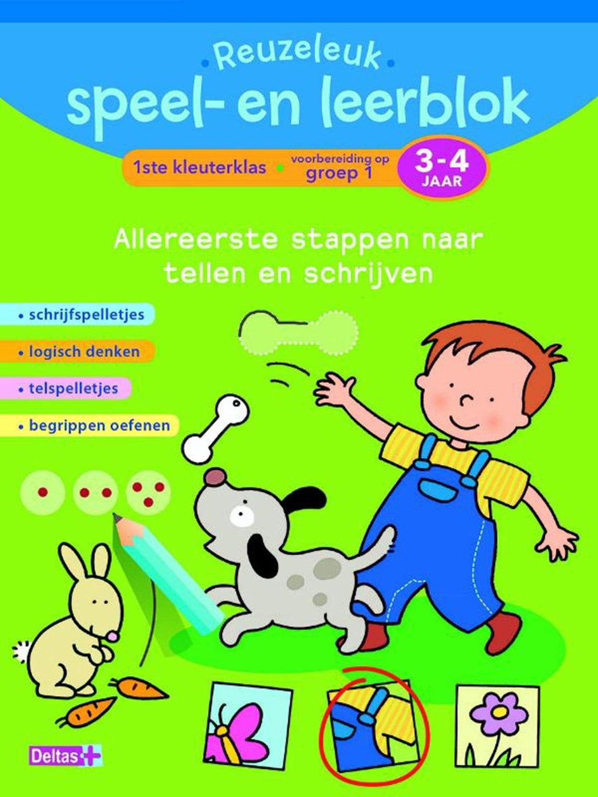 Deltas store lege- og læringsblok, de allerførste skridt at fortælle